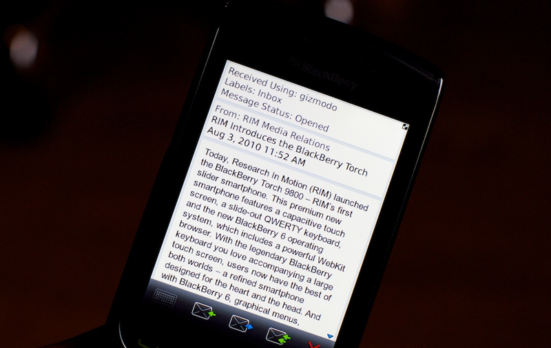 Illustration for article titled BlackBerry Torch Review